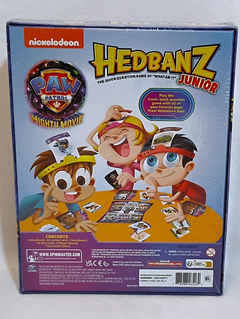 Paw Patrol Hedbanz Junior Game Nickelodeon NEW/Sealed